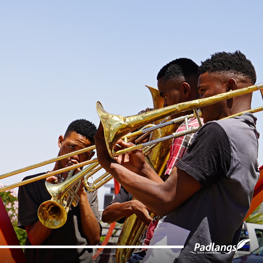 Listening to the sound of the Brass Band