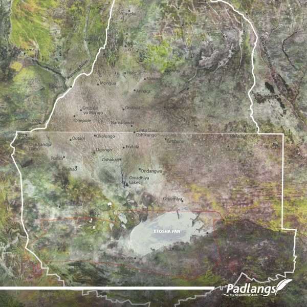 Map of Etosha
