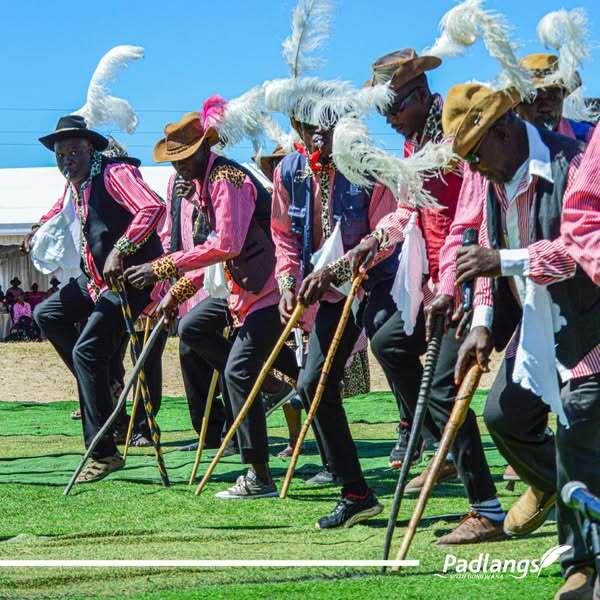 Men dancing at Omaongo Festival