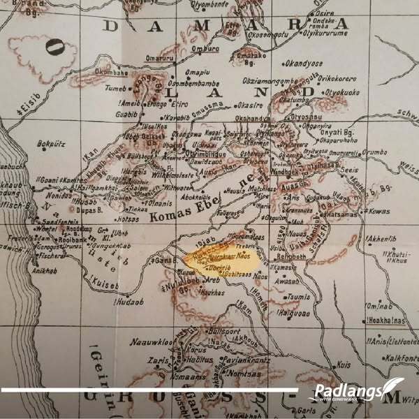 Map of Damara Land