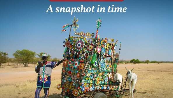  Christiaan Seibeb and his colourful Namibian taxi 