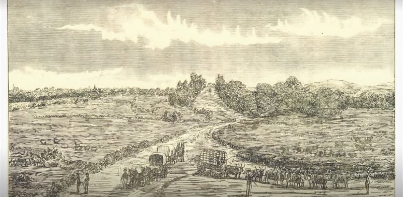 Jerusalem trekkers led by Johan Adam Enslin